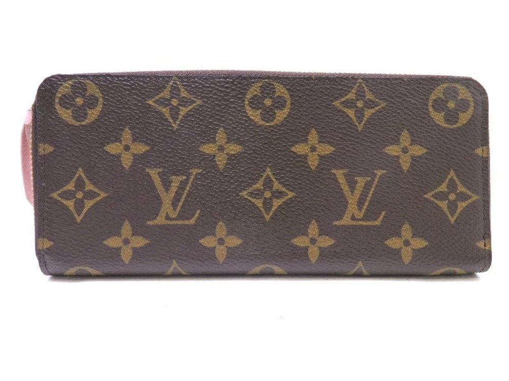 LOUIS VUITTON Portefeuille Clemence Monogram Rose Pink Ballerine T